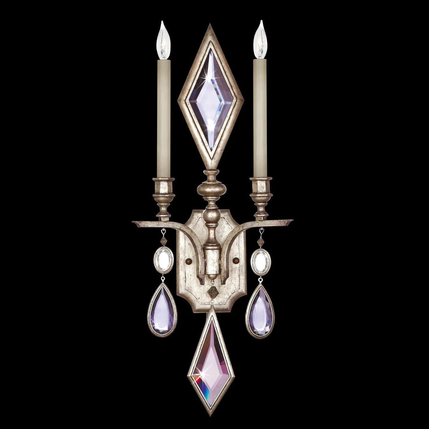 Fine Art Handcrafted Lighting - Encased Gems 29-Inch Two Light Wall Sconce - 718150-1ST - Canada Light Shop