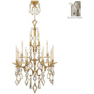 Fine Art Handcrafted Lighting - Encased Gems 53-Inch 24 Light Chandelier - 714040-3ST - Canada Light Shop