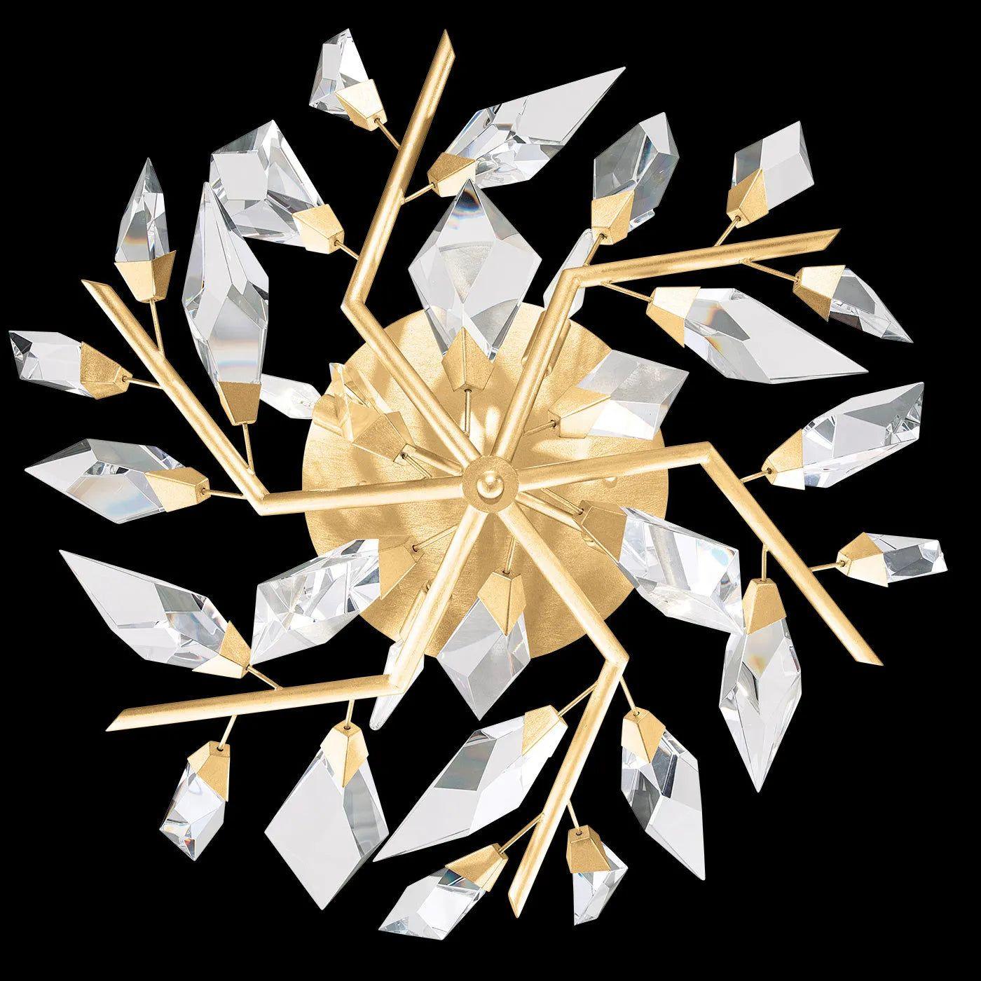 Fine Art Handcrafted Lighting - Foret 31-Inch Four Light Semi-Flush Mount - 908740-1ST - Canada Light Shop