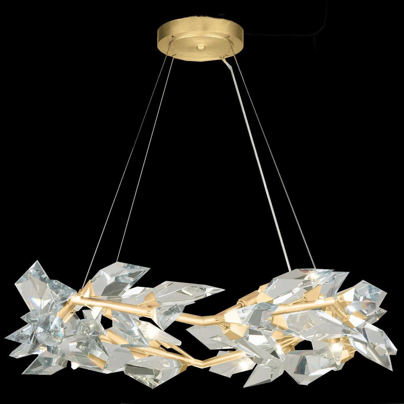 Fine Art Handcrafted Lighting - Foret 34-Inch Eight Light Pendant - 902640-1ST - Canada Light Shop