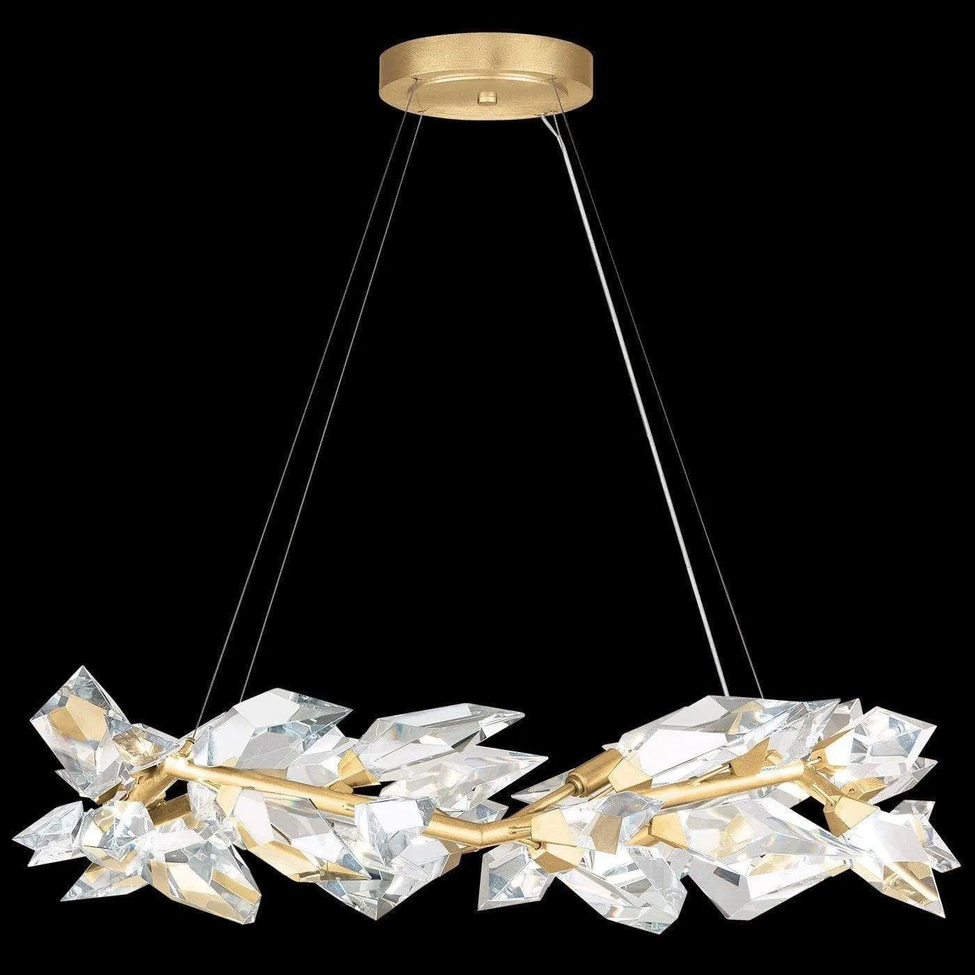 Fine Art Handcrafted Lighting - Foret 34-Inch Eight Light Pendant - 902640-2ST - Canada Light Shop