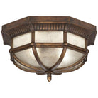 Fine Art Handcrafted Lighting - Holland Park 16-Inch Two Light Outdoor Flush Mount - 845282ST - Canada Light Shop