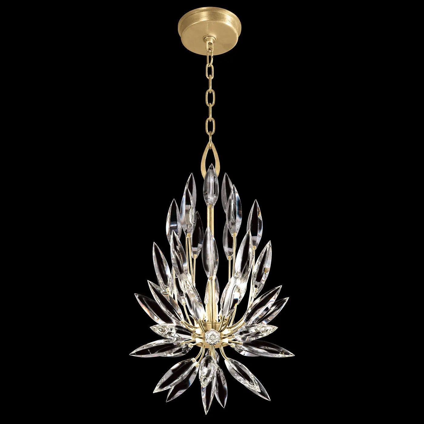 Fine Art Handcrafted Lighting - Lily Buds 12-Inch Three Light Chandelier - 881540-1ST - Canada Light Shop