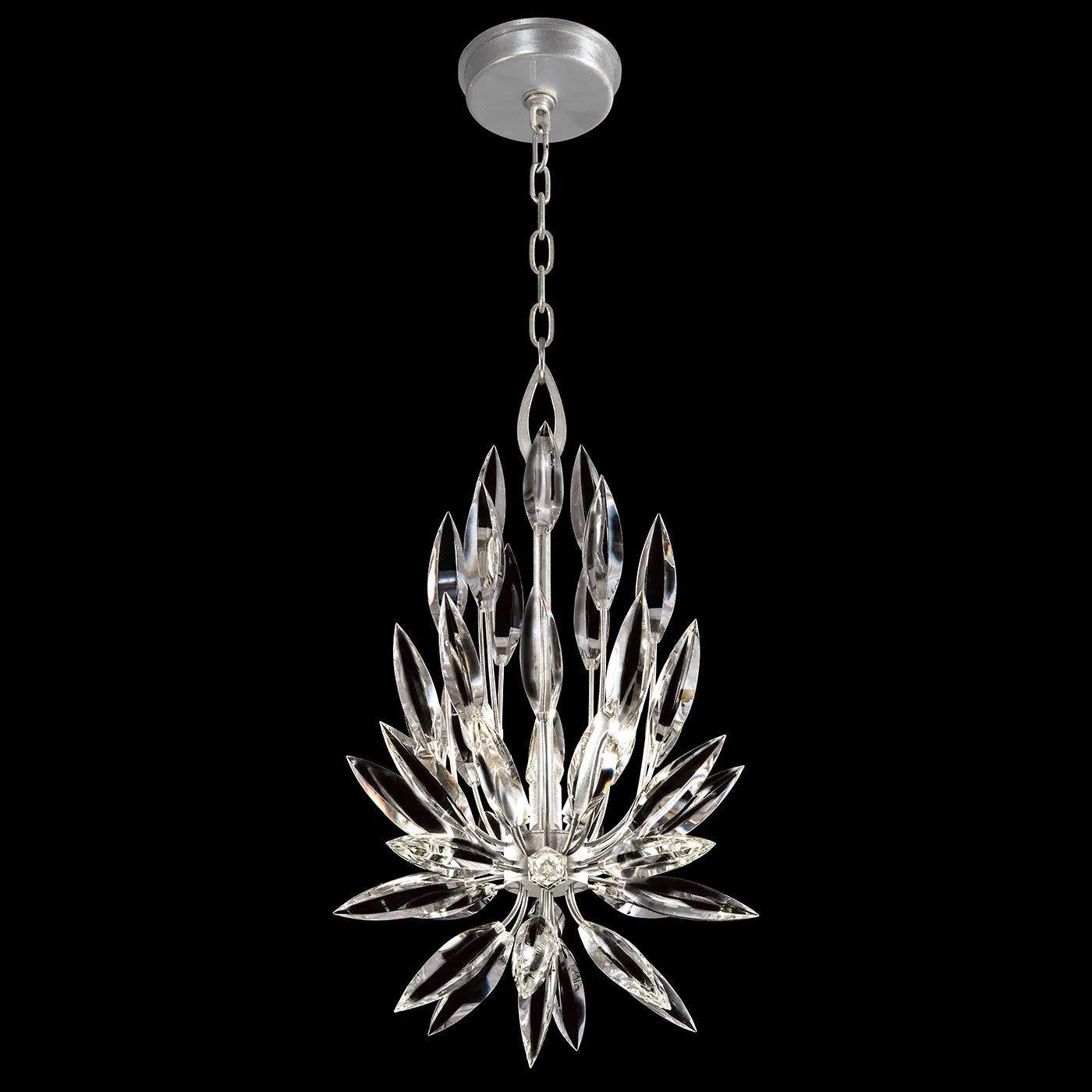 Fine Art Handcrafted Lighting - Lily Buds 12-Inch Three Light Chandelier - 881540-1ST - Canada Light Shop