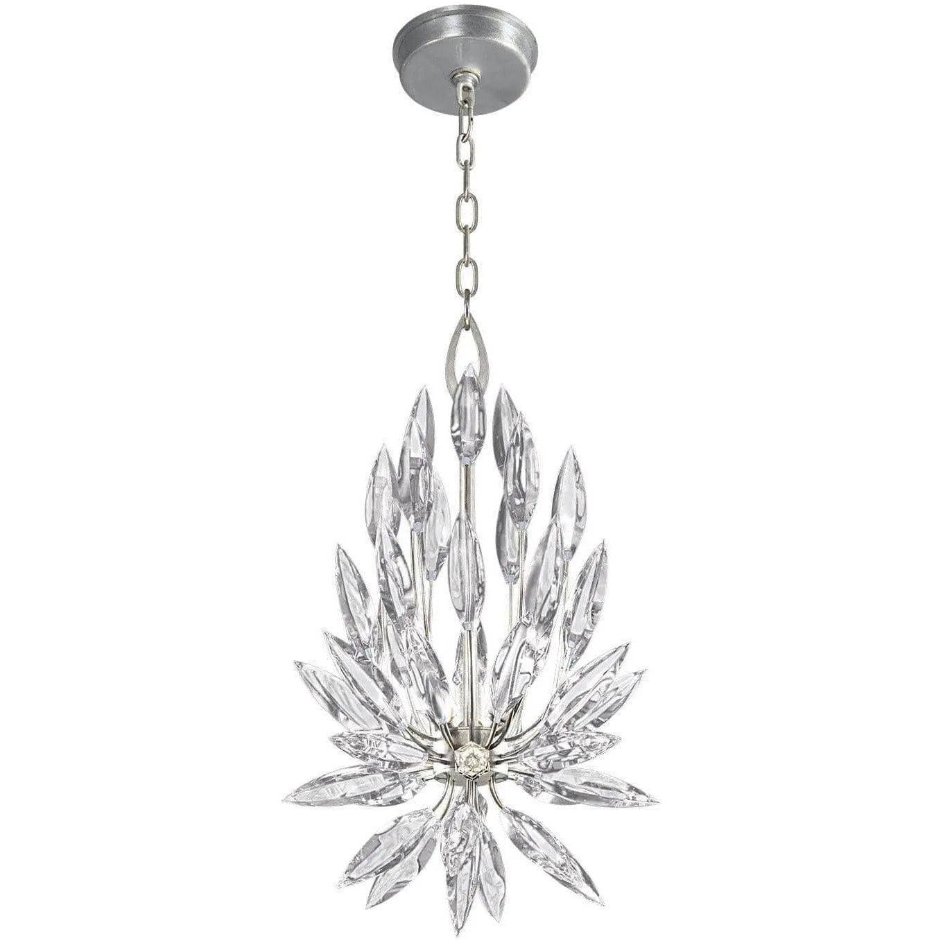 Fine Art Handcrafted Lighting - Lily Buds 12-Inch Three Light Chandelier - 881540ST - Canada Light Shop