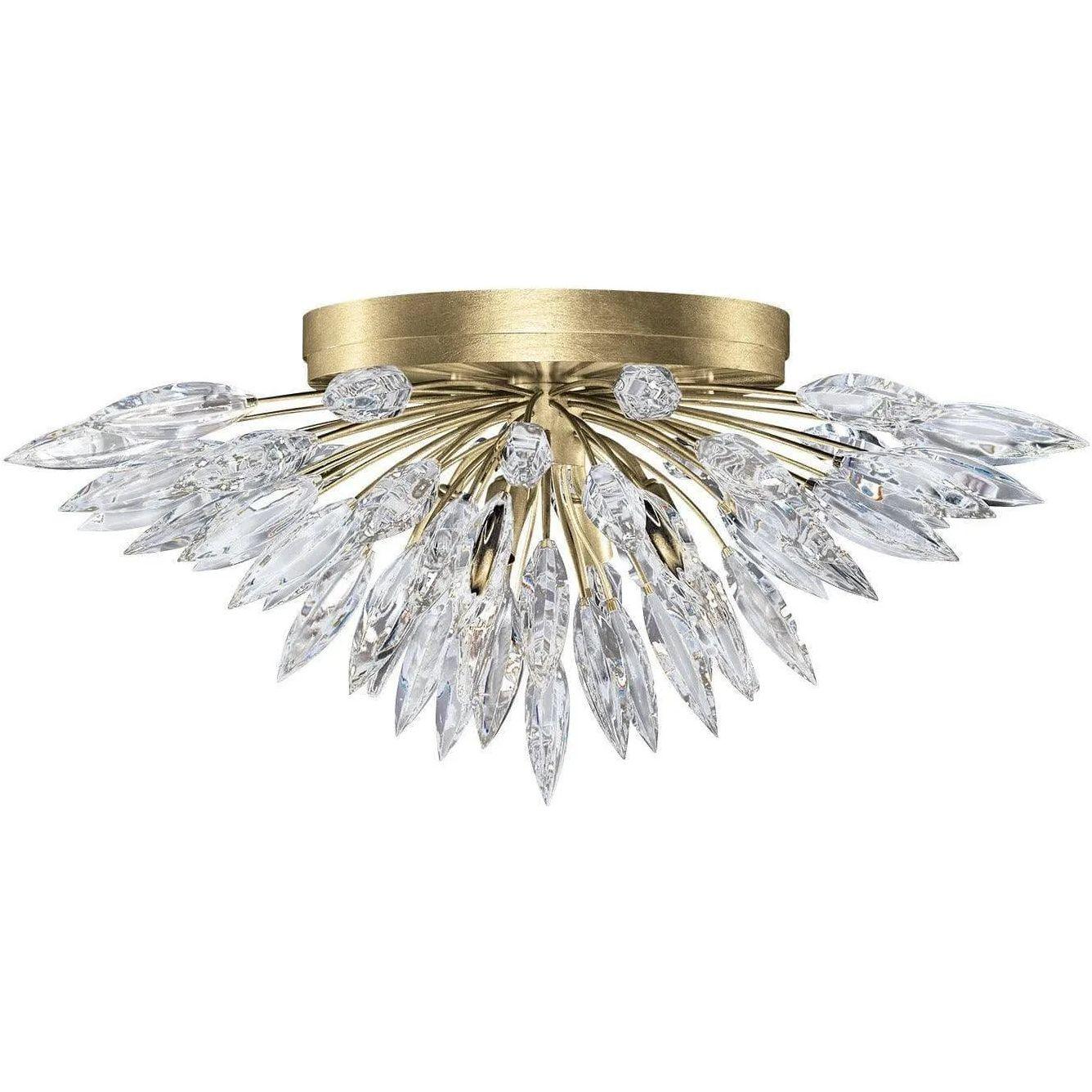 Fine Art Handcrafted Lighting - Lily Buds 26-Inch Four Light Flush Mount - 883640-1ST - Canada Light Shop