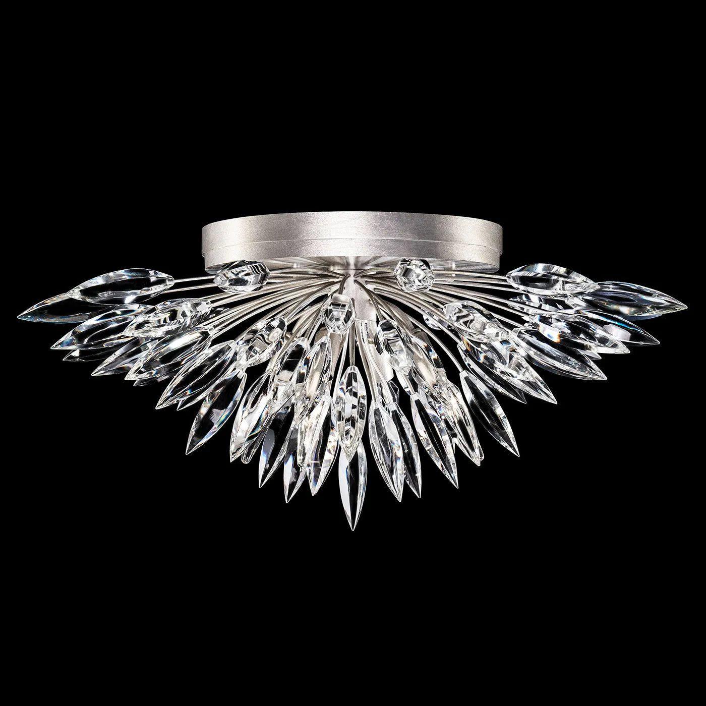 Fine Art Handcrafted Lighting - Lily Buds 26-Inch Four Light Flush Mount - 883640-1ST - Canada Light Shop