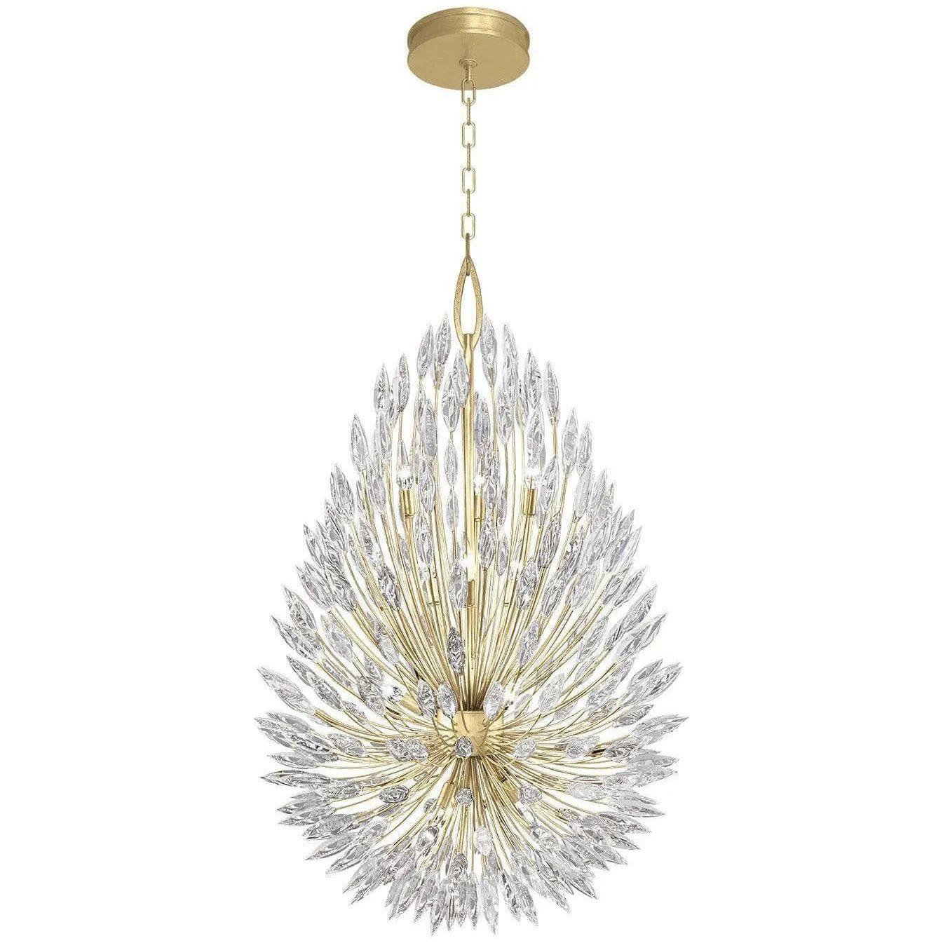 Fine Art Handcrafted Lighting - Lily Buds 33-Inch 12 Light Pendant - 883940-1ST - Canada Light Shop