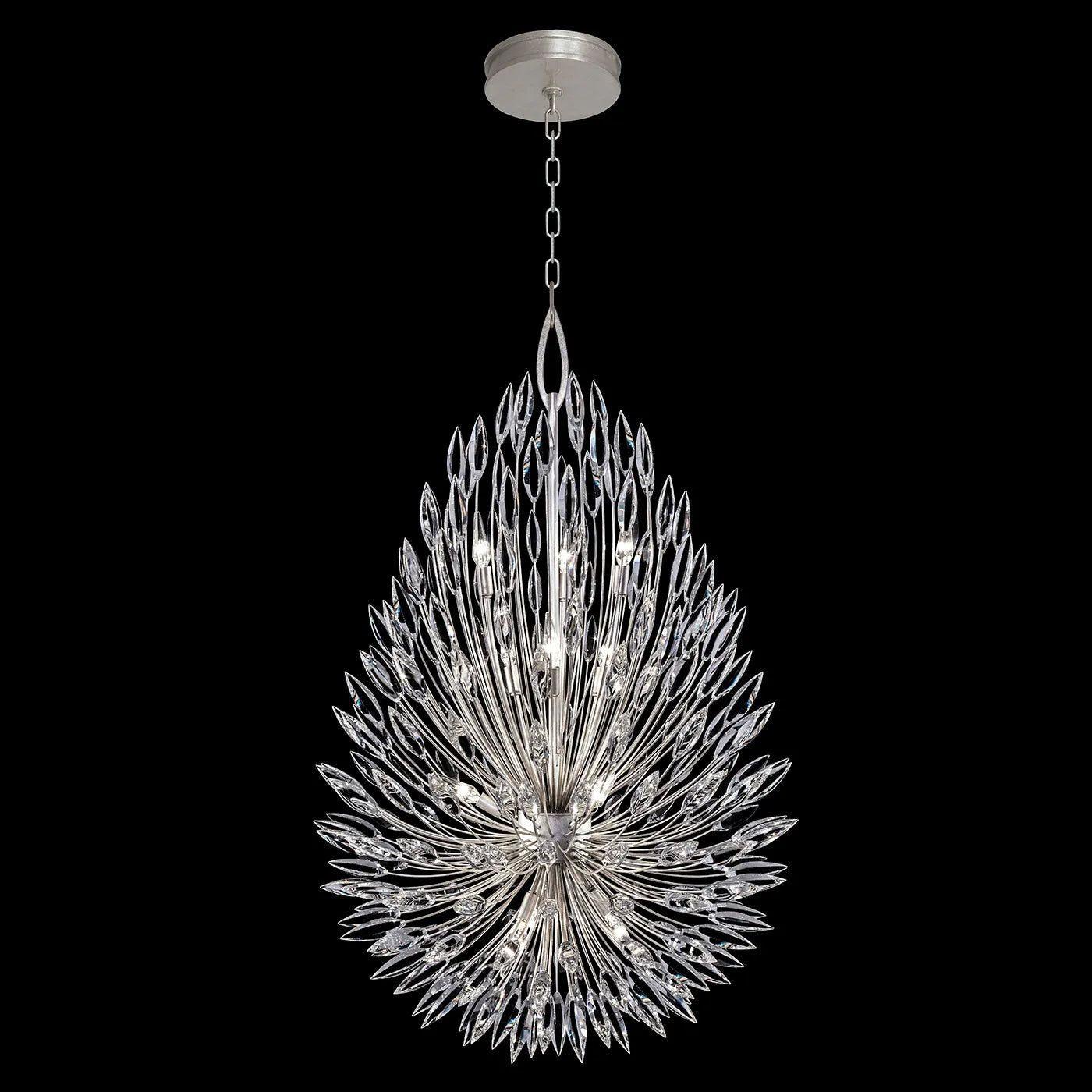 Fine Art Handcrafted Lighting - Lily Buds 33-Inch 12 Light Pendant - 883940-1ST - Canada Light Shop