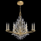 Fine Art Handcrafted Lighting - Lily Buds 41-Inch Eight Light Chandelier - 881240-1ST - Canada Light Shop