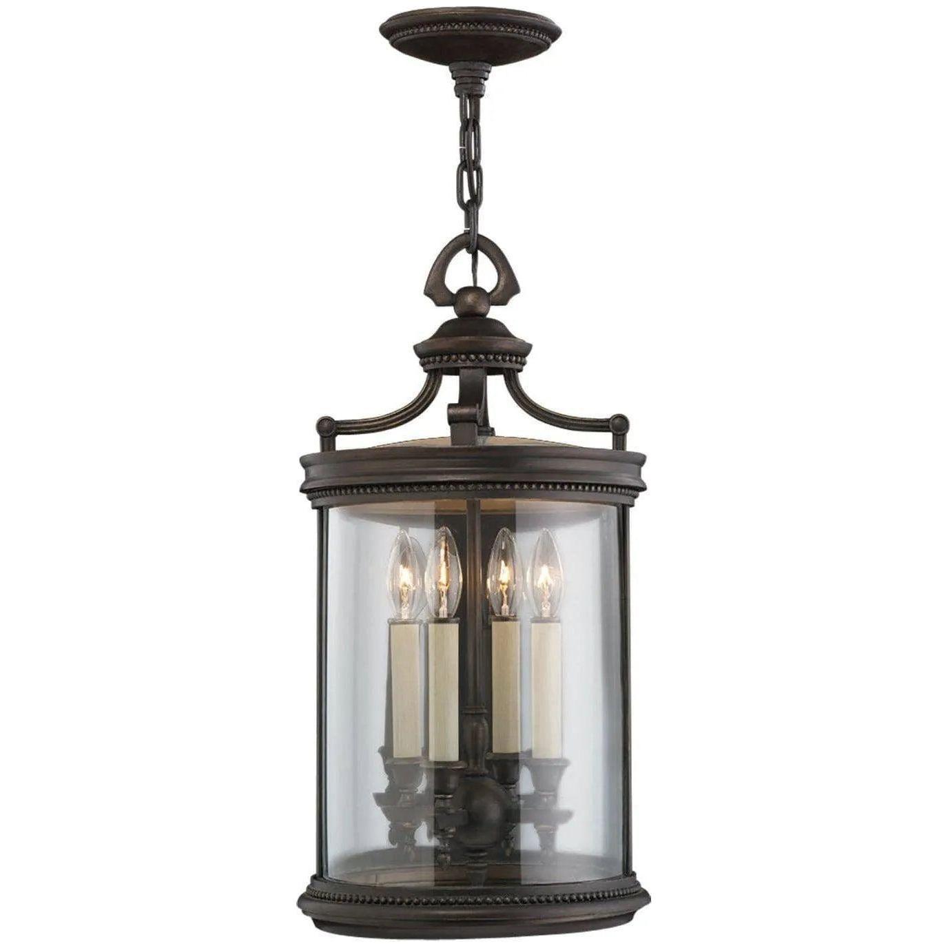 Fine Art Handcrafted Lighting - Louvre 12-Inch Four Light Outdoor Lantern - 538282ST - Canada Light Shop