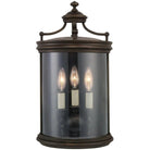 Fine Art Handcrafted Lighting - Louvre 20-Inch Three Light Outdoor Coupe - 539081ST - Canada Light Shop