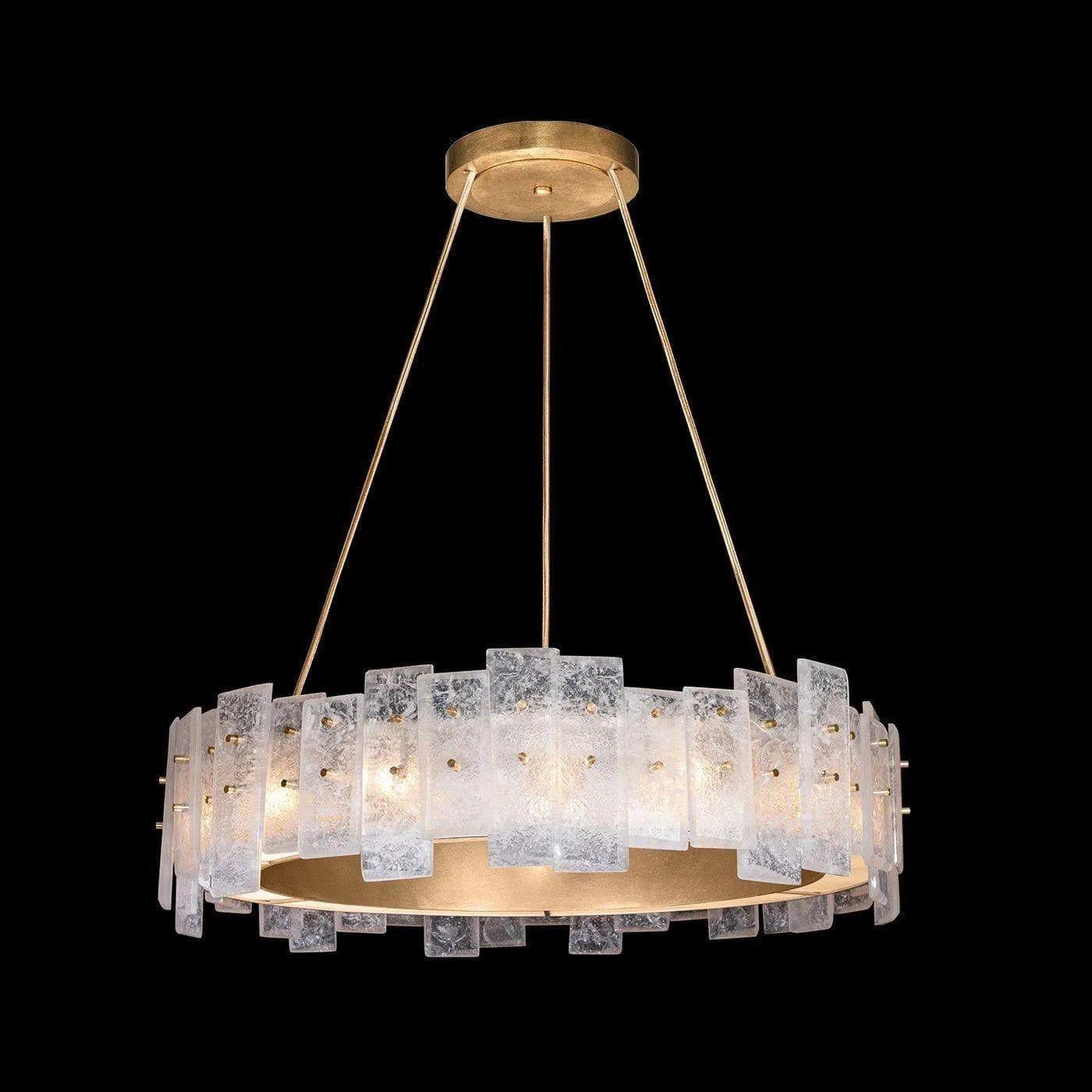 Fine Art Handcrafted Lighting - Lunea 33-Inch 15 Light Pendant - 910340-2ST - Canada Light Shop