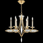 Fine Art Handcrafted Lighting - Marquise 29-Inch Six Light Chandelier - 843540-22ST - Canada Light Shop