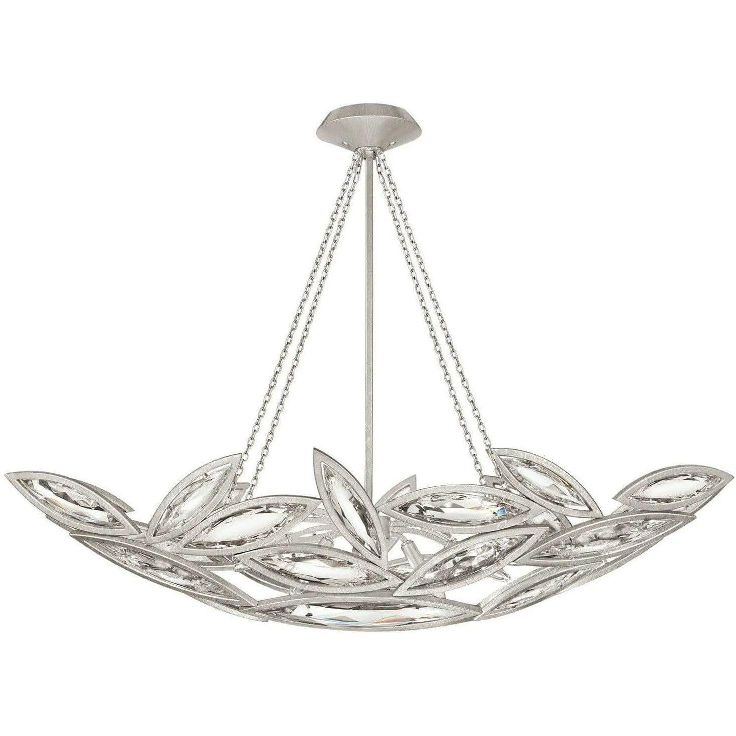 Fine Art Handcrafted Lighting - Marquise 50-Inch Seven Light Pendant - 849640-12ST - Canada Light Shop