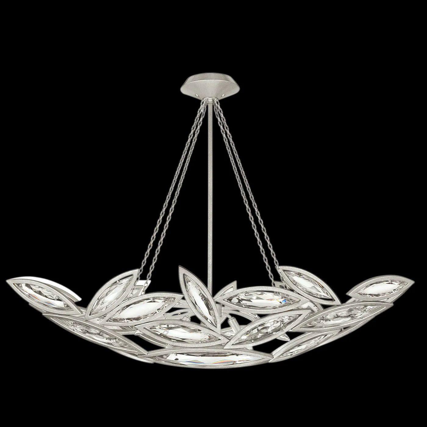 Fine Art Handcrafted Lighting - Marquise 50-Inch Seven Light Pendant - 849640-12ST - Canada Light Shop