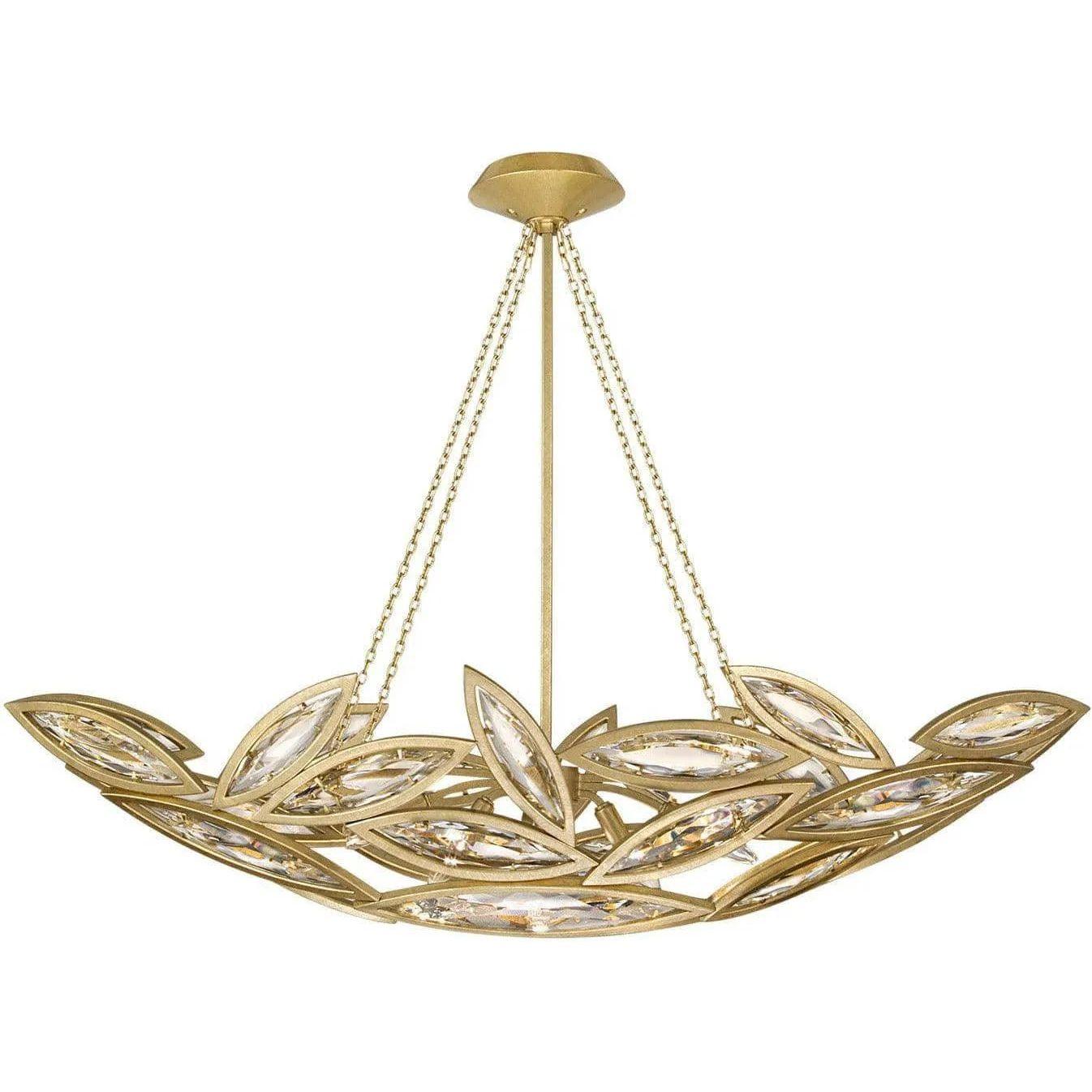 Fine Art Handcrafted Lighting - Marquise 50-Inch Seven Light Pendant - 849640-22ST - Canada Light Shop