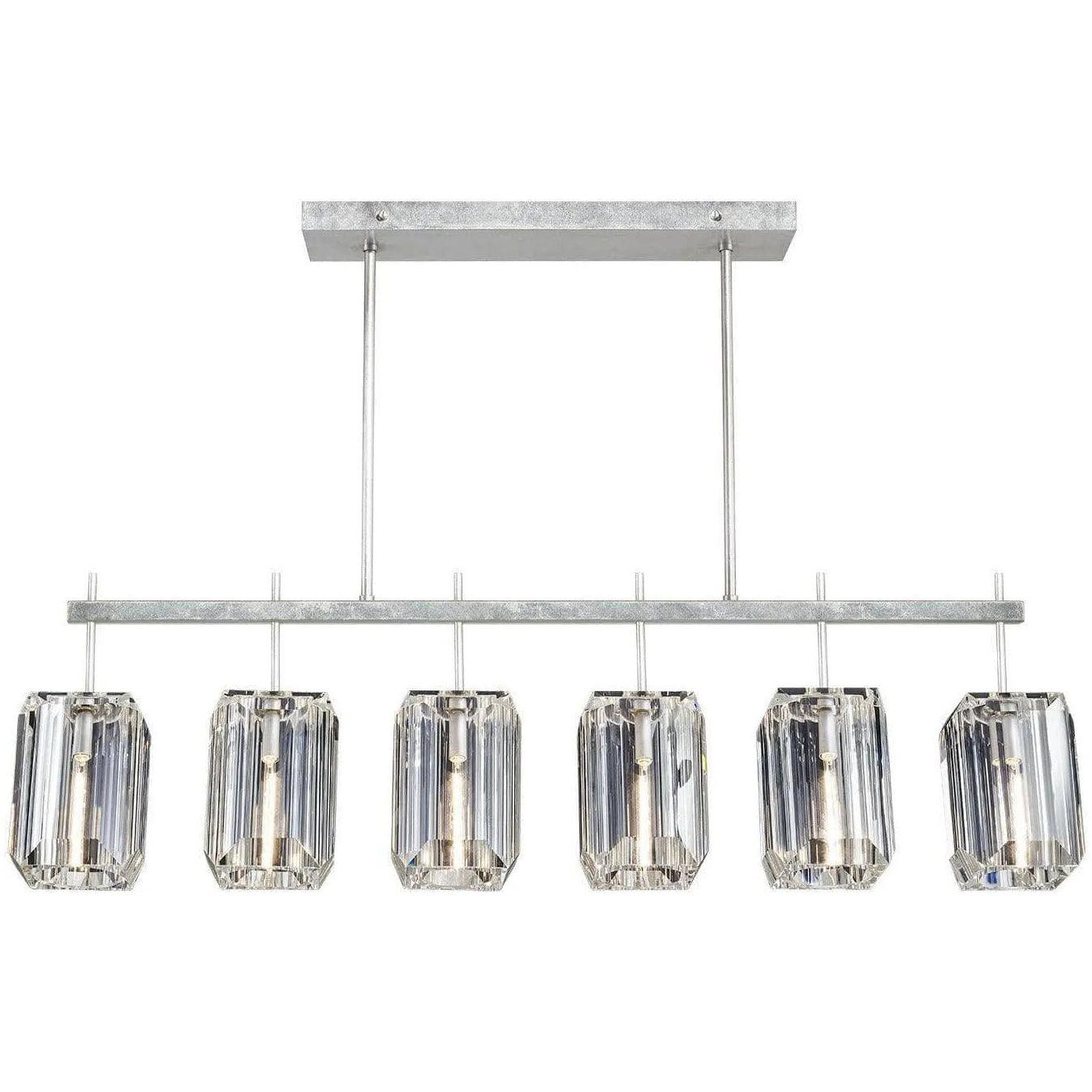 Fine Art Handcrafted Lighting - Monceau 46-Inch Six Light Chandelier - 875240-1ST - Canada Light Shop