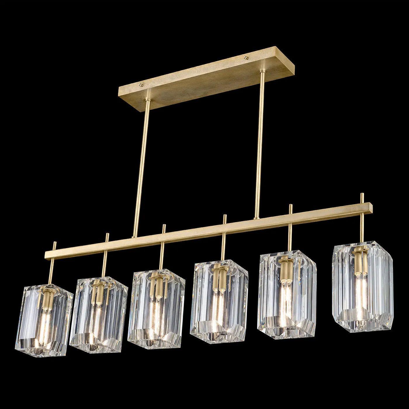 Fine Art Handcrafted Lighting - Monceau 46-Inch Six Light Chandelier - 875240-1ST - Canada Light Shop
