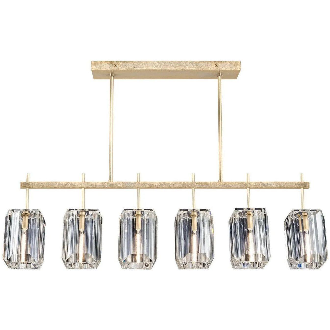 Fine Art Handcrafted Lighting - Monceau 46-Inch Six Light Chandelier - 875240-2ST - Canada Light Shop