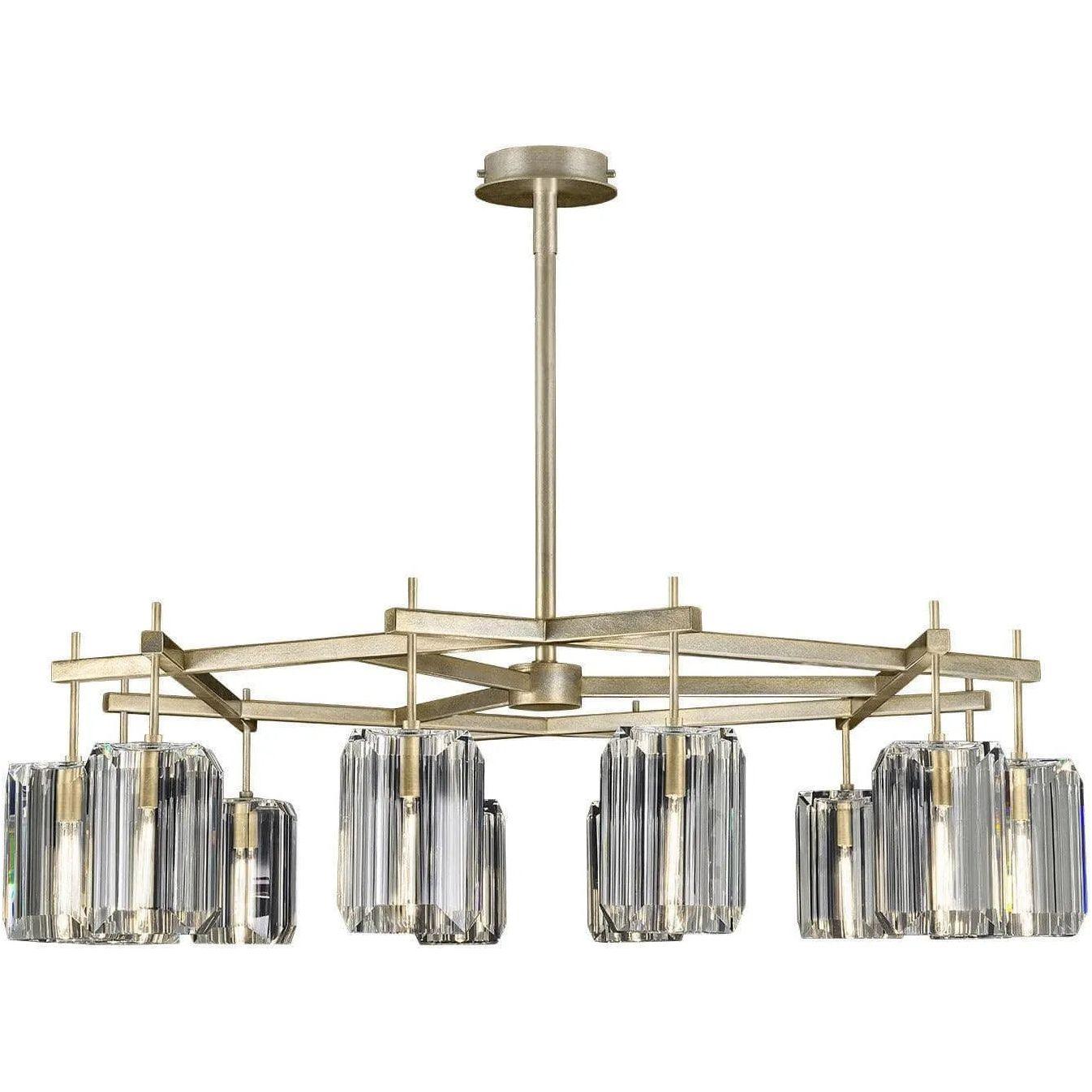 Fine Art Handcrafted Lighting - Monceau 52-Inch 12 Light Chandelier - 875140-2ST - Canada Light Shop