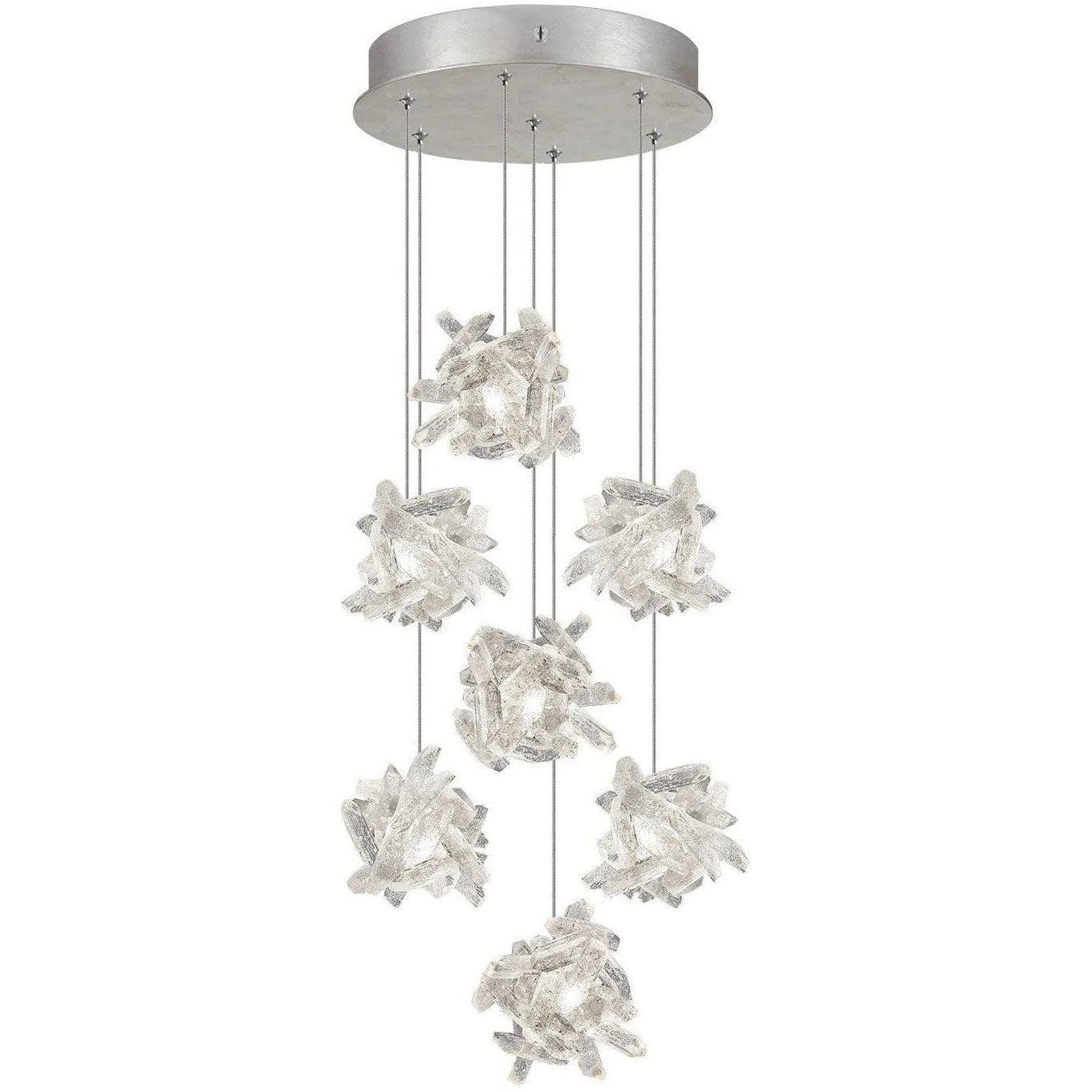 Fine Art Handcrafted Lighting - Natural Inspirations 14-Inch Seven Light Pendant - 852640-102LD - Canada Light Shop
