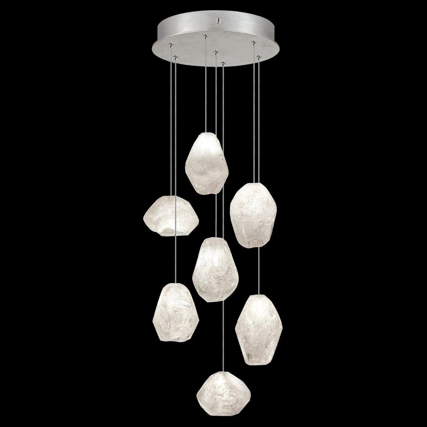Fine Art Handcrafted Lighting - Natural Inspirations 14-Inch Seven Light Pendant - 852640-102LD - Canada Light Shop
