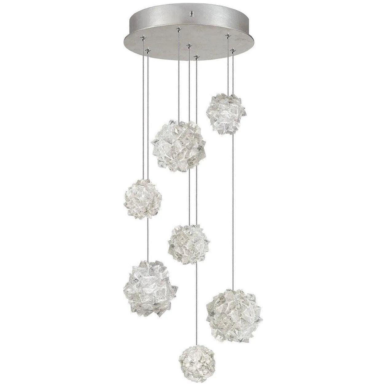 Fine Art Handcrafted Lighting - Natural Inspirations 14-Inch Seven Light Pendant - 852640-105LD - Canada Light Shop