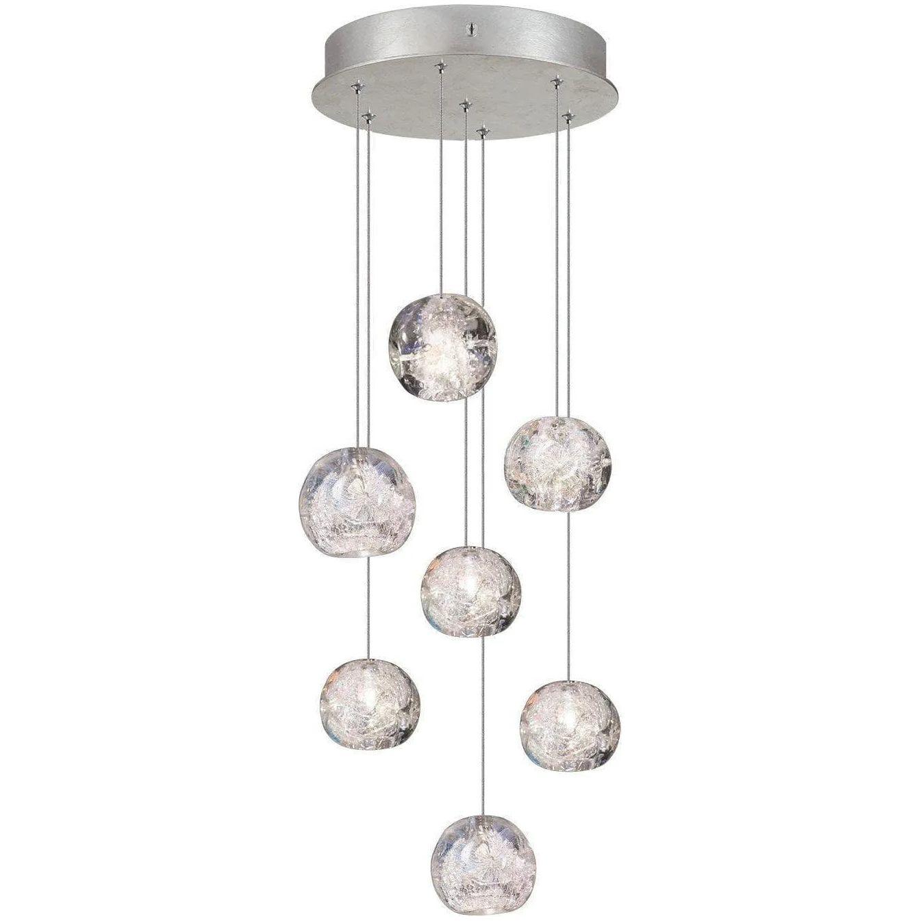 Fine Art Handcrafted Lighting - Natural Inspirations 14-Inch Seven Light Pendant - 852640-106LD - Canada Light Shop