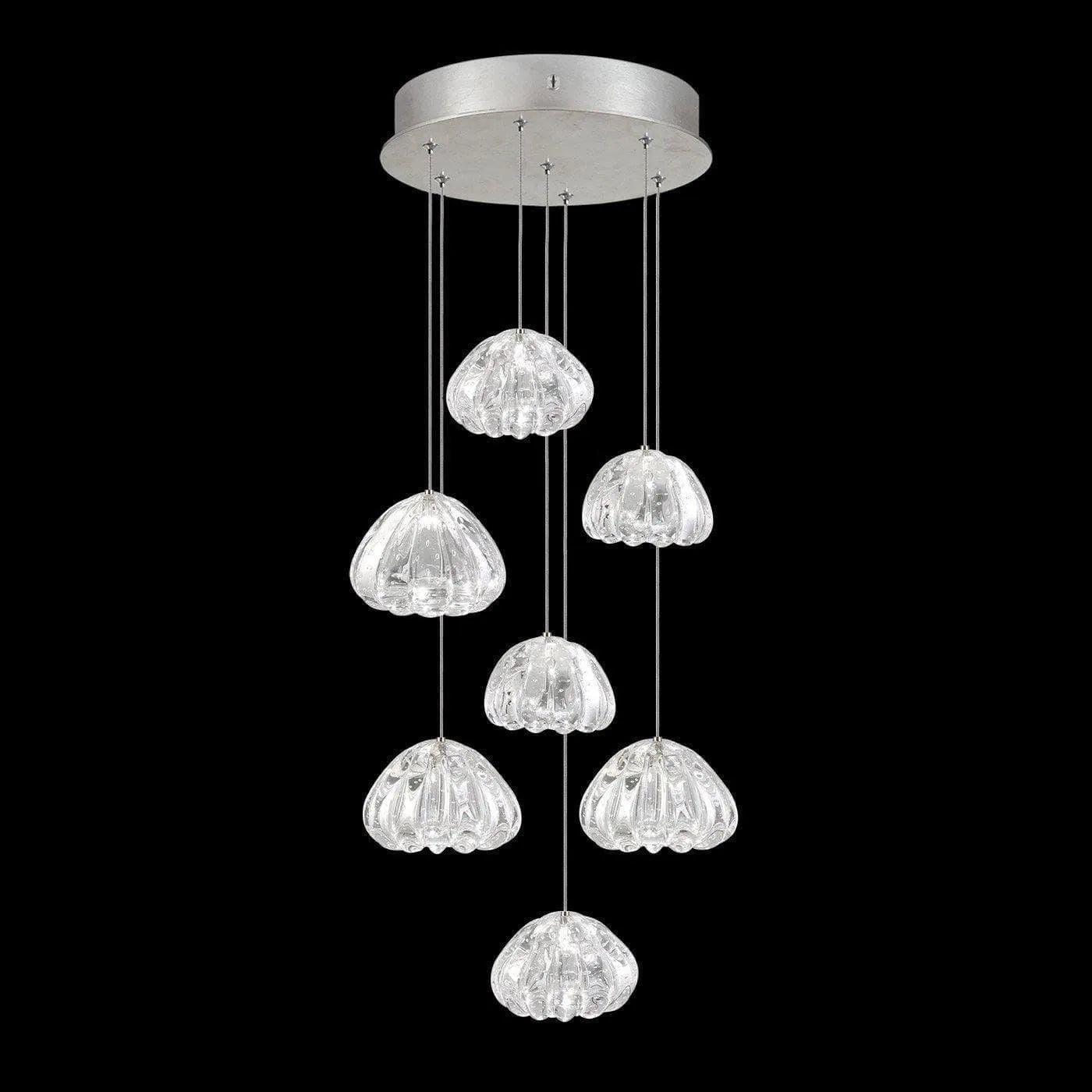 Fine Art Handcrafted Lighting - Natural Inspirations 14-Inch Seven Light Pendant - 852640-107LD - Canada Light Shop
