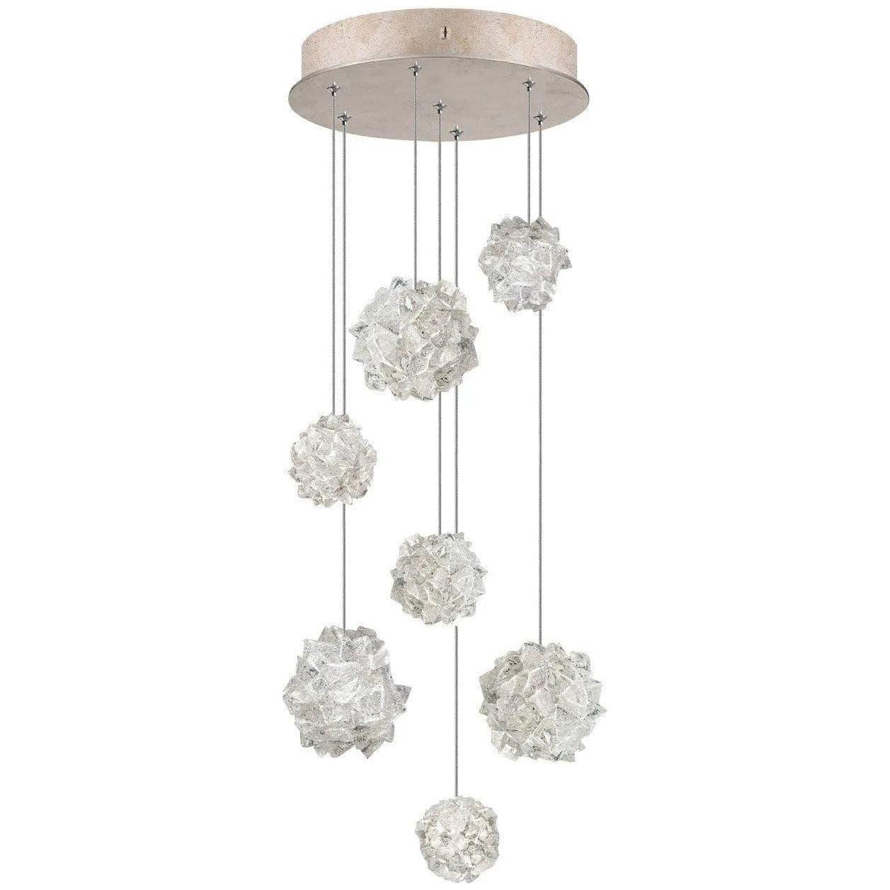 Fine Art Handcrafted Lighting - Natural Inspirations 14-Inch Seven Light Pendant - 852640-205LD - Canada Light Shop