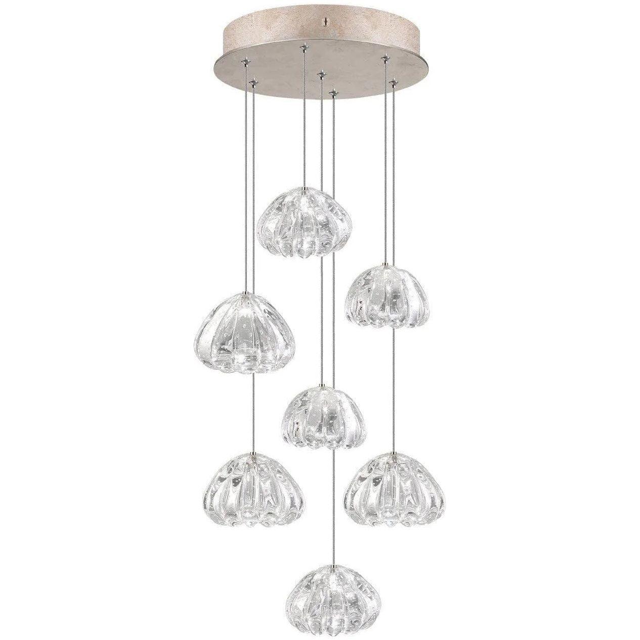 Fine Art Handcrafted Lighting - Natural Inspirations 14-Inch Seven Light Pendant - 852640-207LD - Canada Light Shop