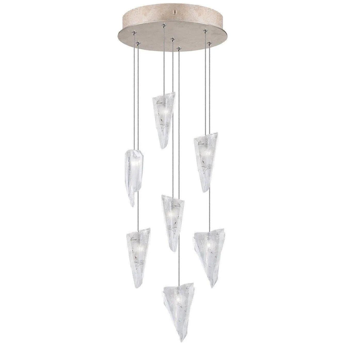 Fine Art Handcrafted Lighting - Natural Inspirations 14-Inch Seven Light Pendant - 852640-208LD - Canada Light Shop
