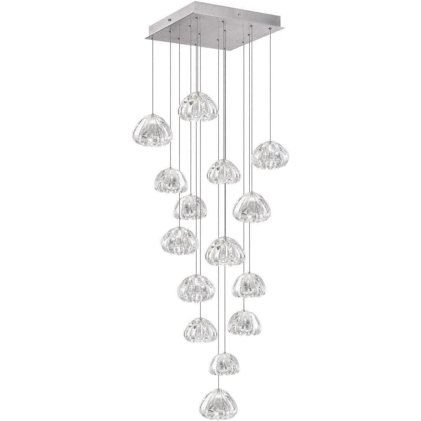 Fine Art Handcrafted Lighting - Natural Inspirations 19-Inch 15 Light Pendant - 853040-107LD - Canada Light Shop