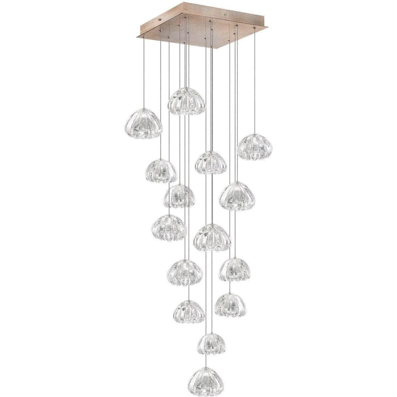 Fine Art Handcrafted Lighting - Natural Inspirations 19-Inch 15 Light Pendant - 853040-207LD - Canada Light Shop