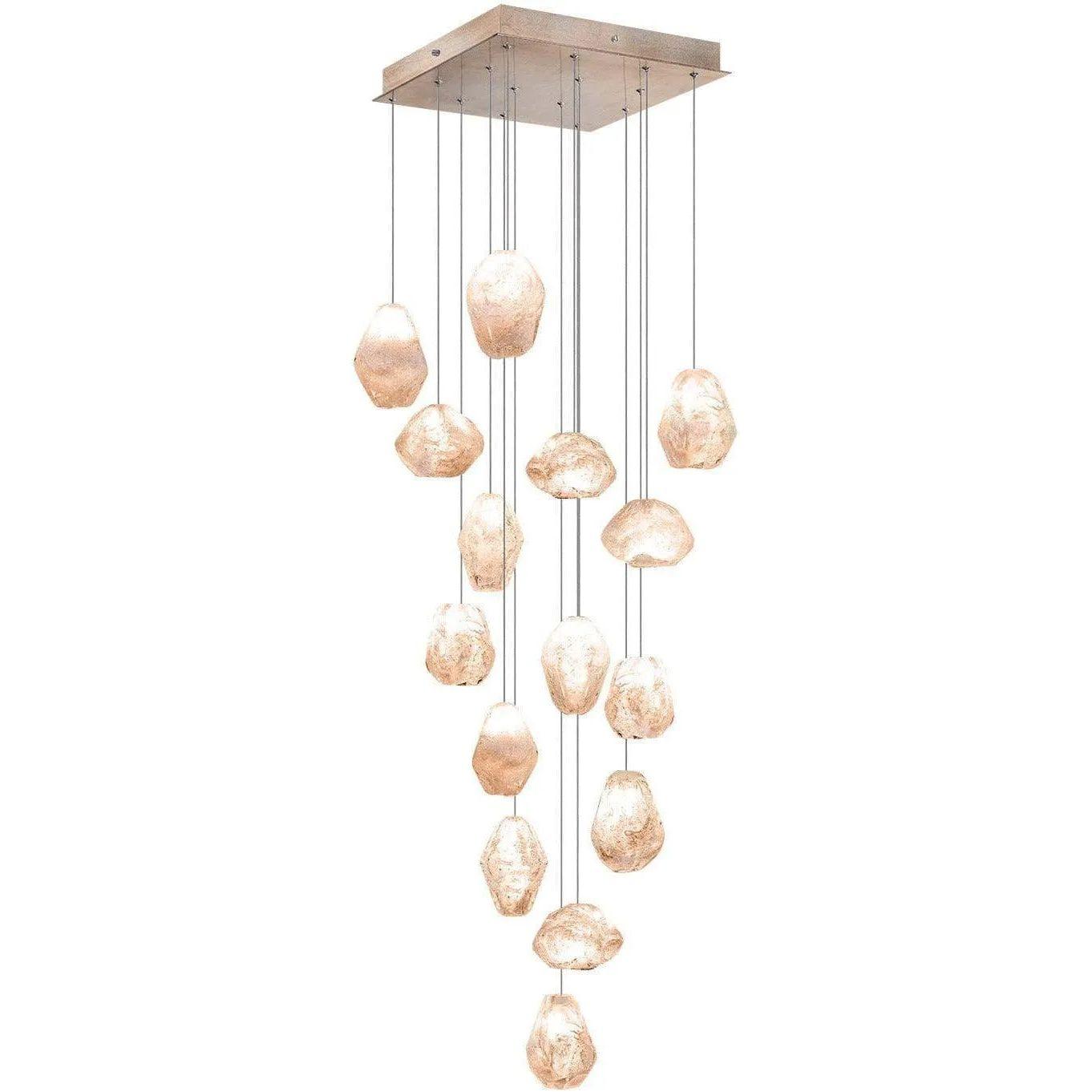 Fine Art Handcrafted Lighting - Natural Inspirations 19-Inch 15 Light Pendant - 853040-24LD - Canada Light Shop