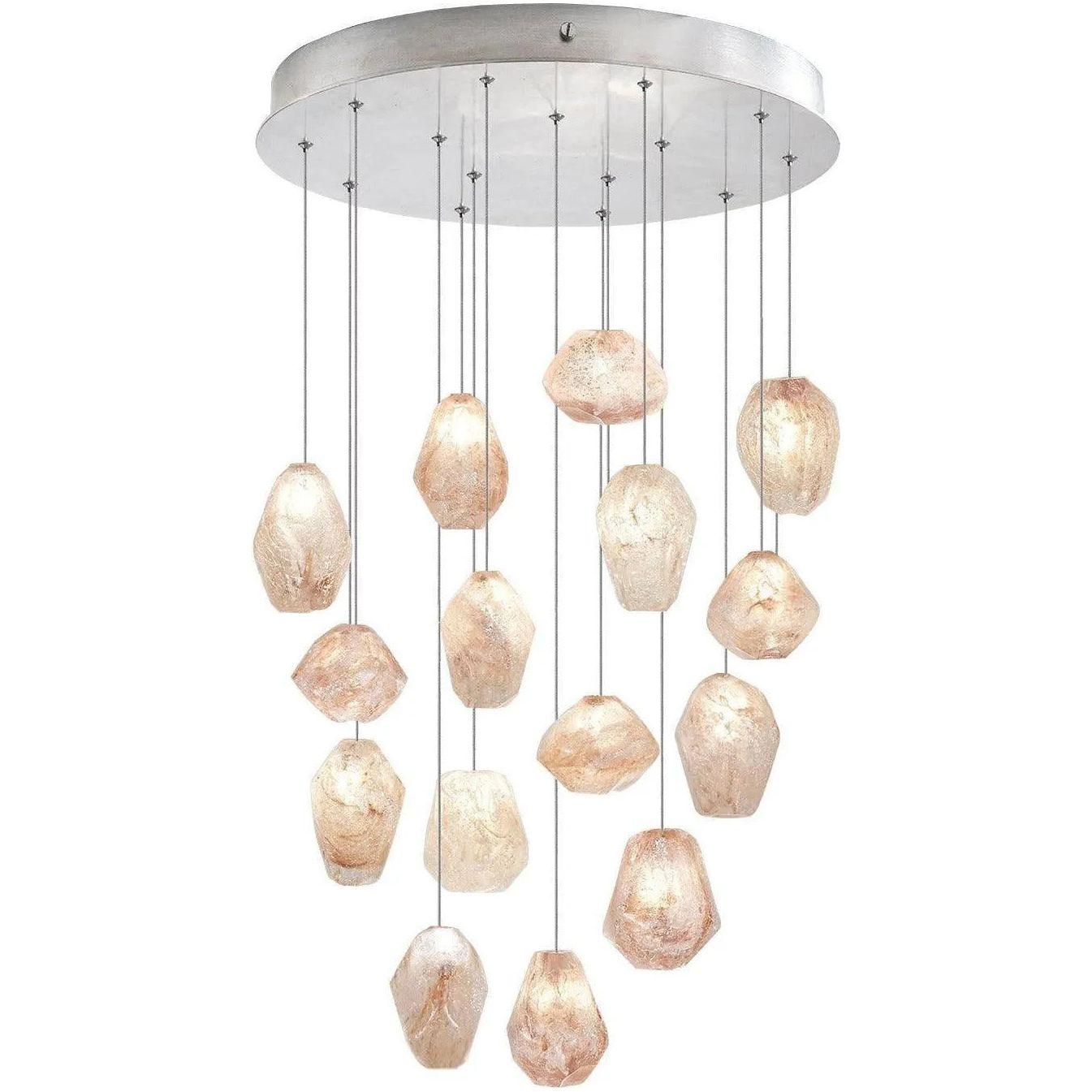 Fine Art Handcrafted Lighting - Natural Inspirations 21-Inch 15 Light Pendant - 853140-14LD - Canada Light Shop