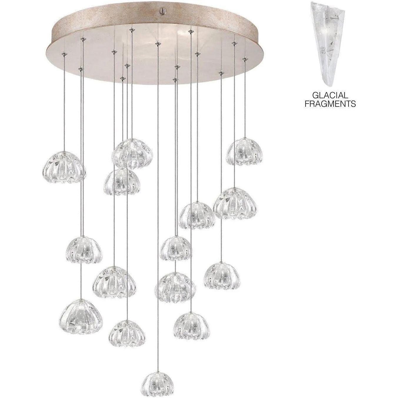 Fine Art Handcrafted Lighting - Natural Inspirations 21-Inch 15 Light Pendant - 853140-208LD - Canada Light Shop