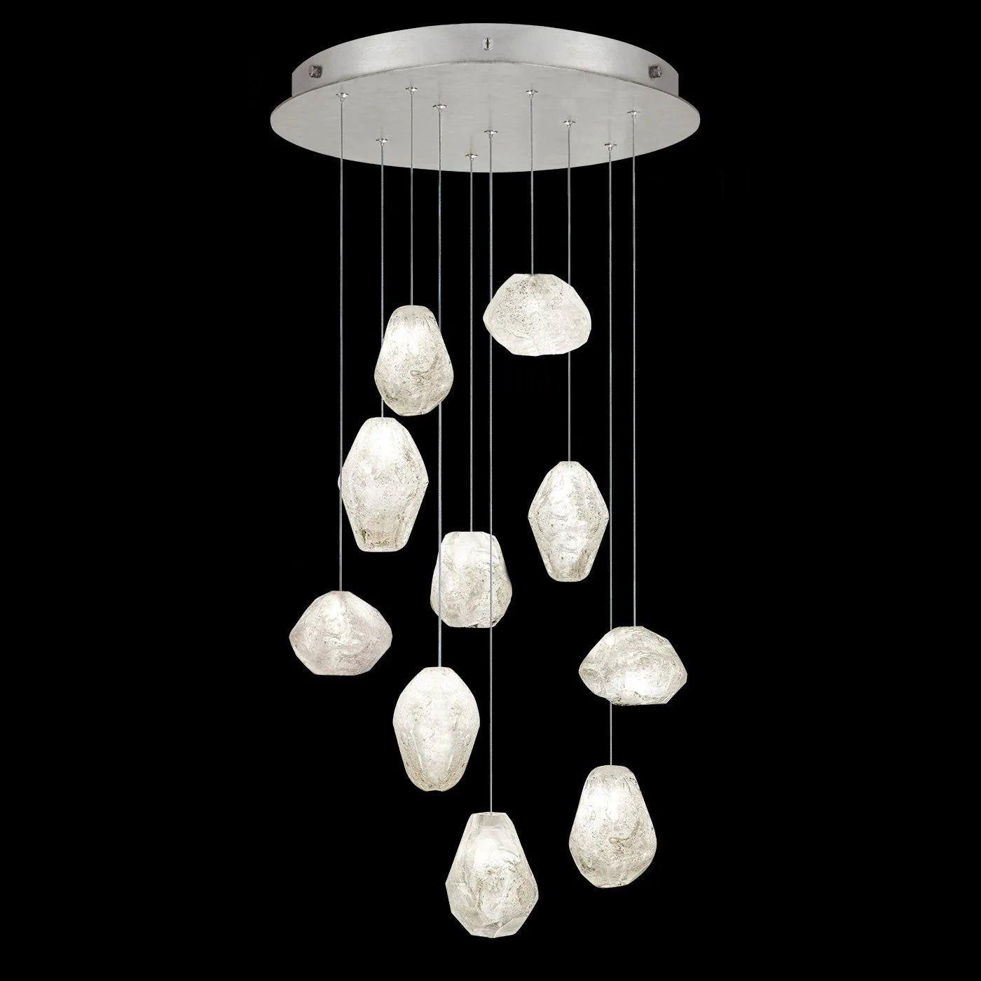 Fine Art Handcrafted Lighting - Natural Inspirations 22-Inch Ten Light Pendant - 863540-102LD - Canada Light Shop
