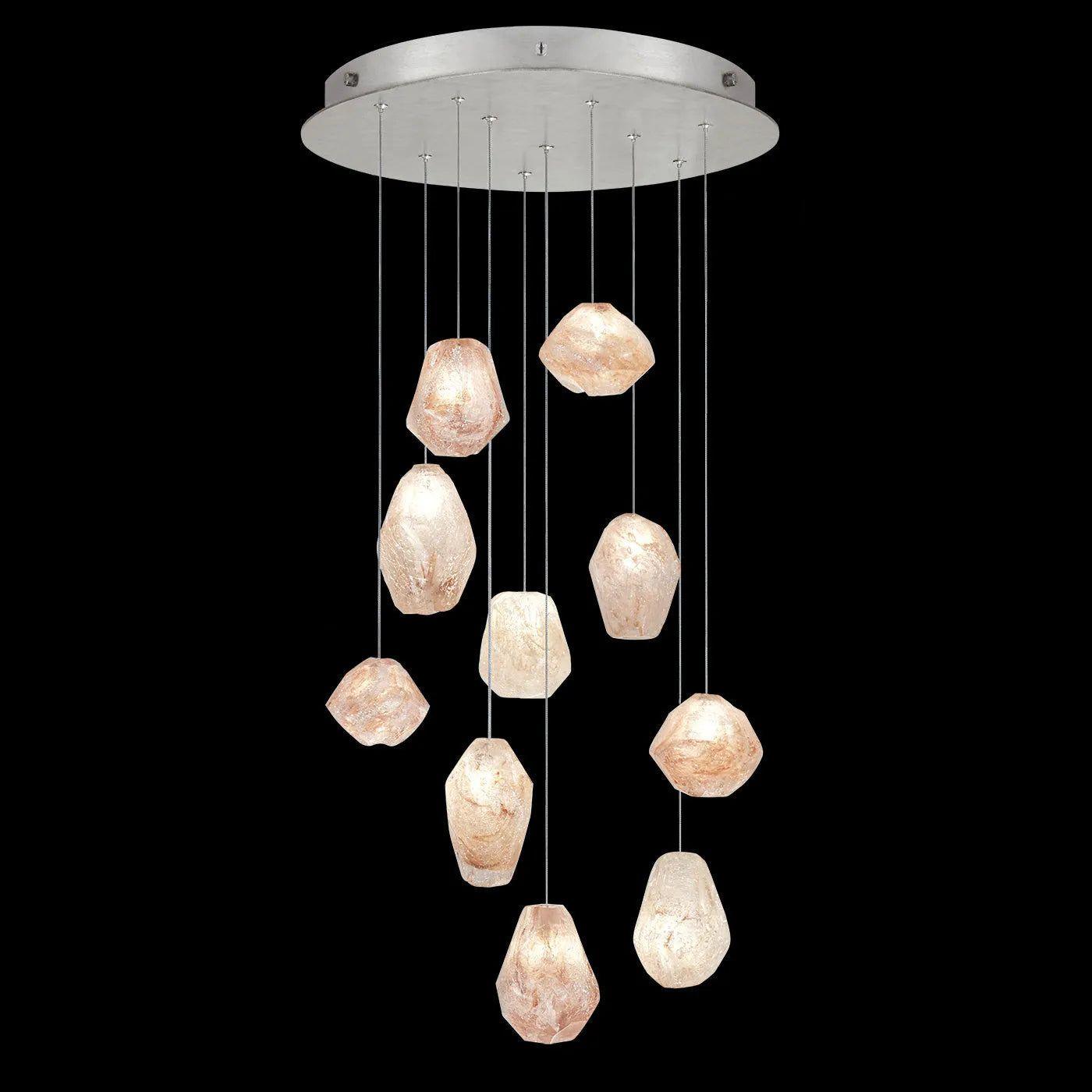 Fine Art Handcrafted Lighting - Natural Inspirations 22-Inch Ten Light Pendant - 863540-102LD - Canada Light Shop