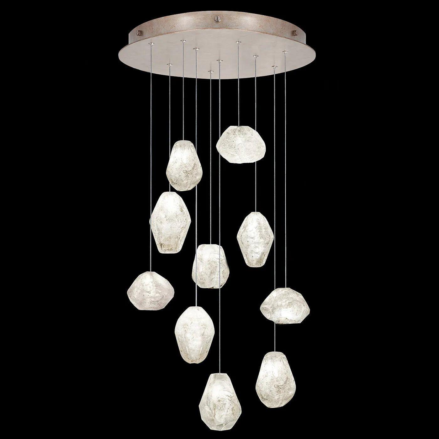 Fine Art Handcrafted Lighting - Natural Inspirations 22-Inch Ten Light Pendant - 863540-102LD - Canada Light Shop