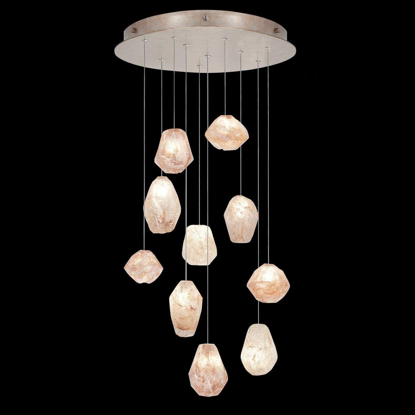 Fine Art Handcrafted Lighting - Natural Inspirations 22-Inch Ten Light Pendant - 863540-102LD - Canada Light Shop