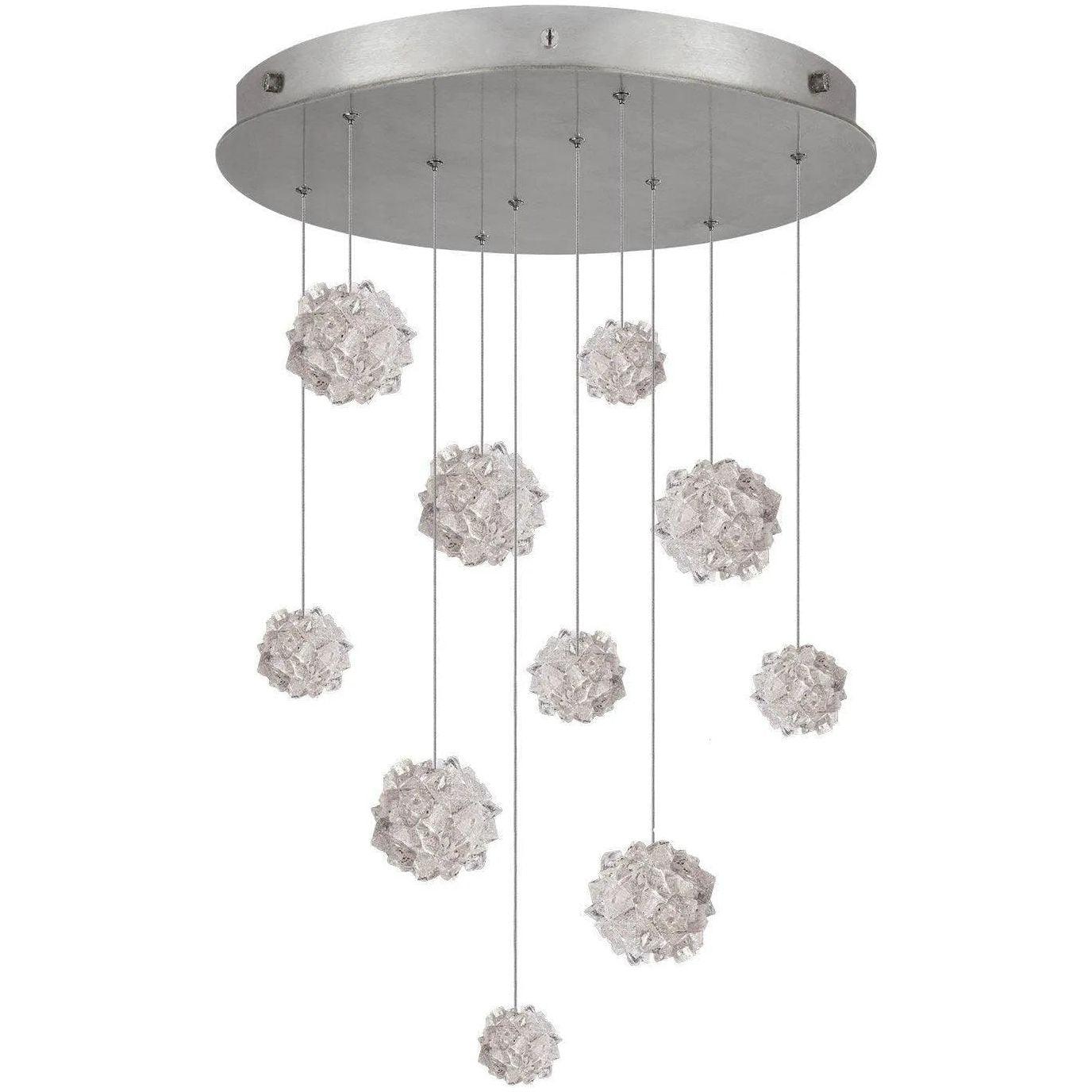 Fine Art Handcrafted Lighting - Natural Inspirations 22-Inch Ten Light Pendant - 863540-105LD - Canada Light Shop