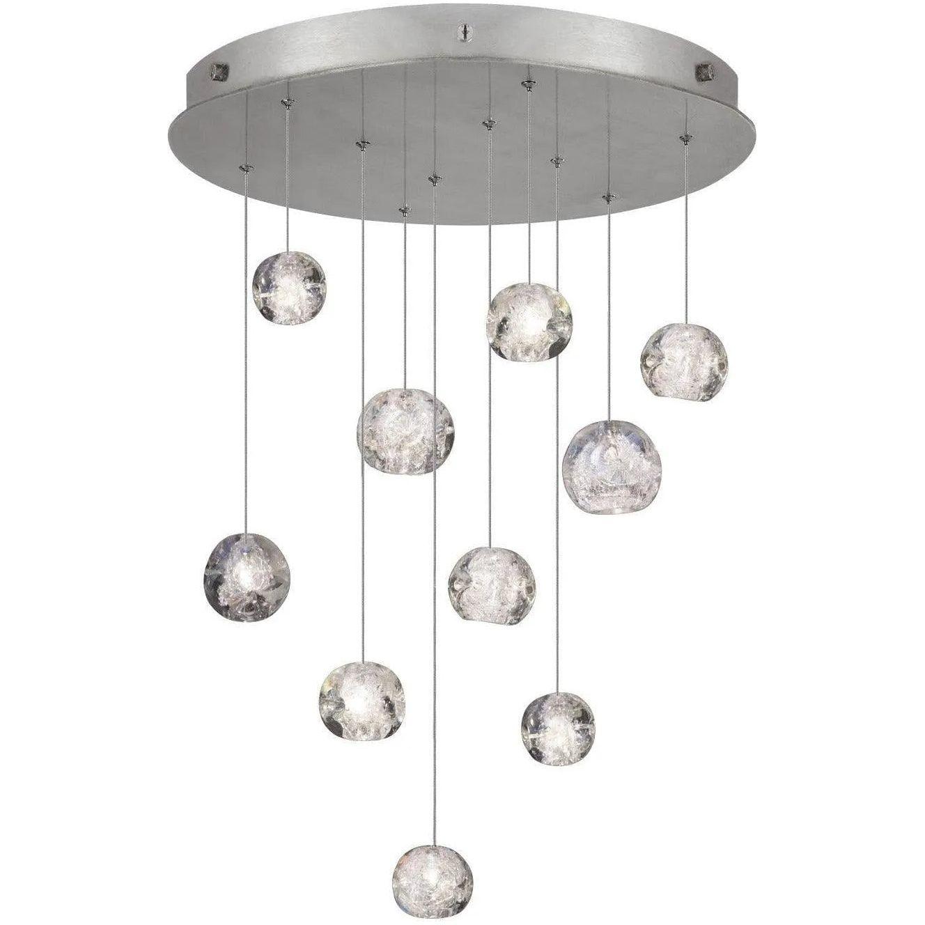Fine Art Handcrafted Lighting - Natural Inspirations 22-Inch Ten Light Pendant - 863540-106LD - Canada Light Shop