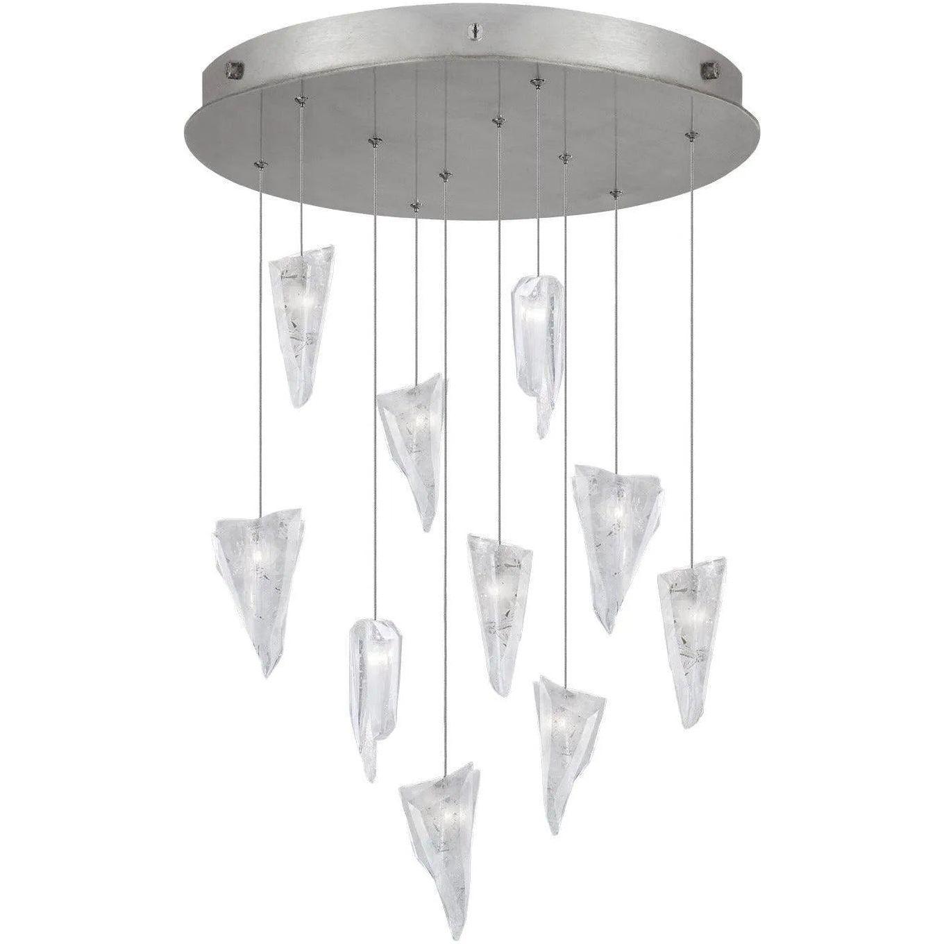 Fine Art Handcrafted Lighting - Natural Inspirations 22-Inch Ten Light Pendant - 863540-108LD - Canada Light Shop