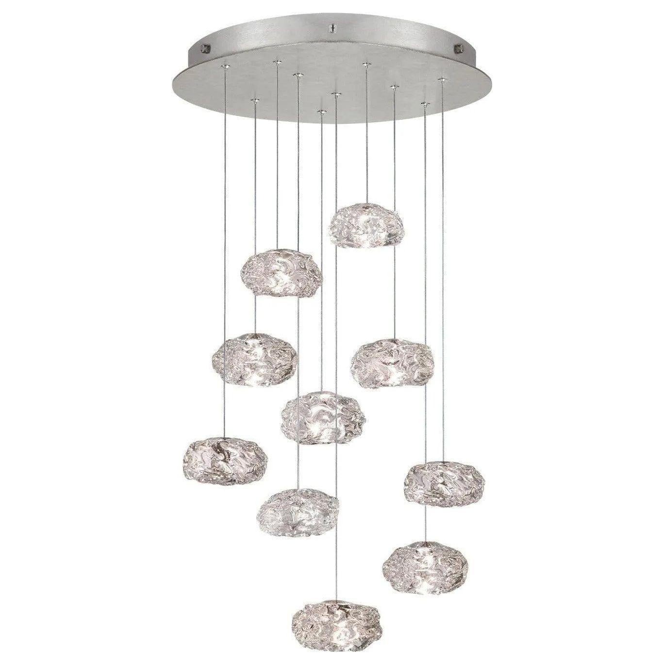Fine Art Handcrafted Lighting - Natural Inspirations 22-Inch Ten Light Pendant - 863540-11LD - Canada Light Shop