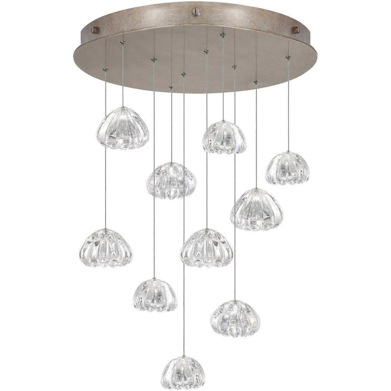 Fine Art Handcrafted Lighting - Natural Inspirations 22-Inch Ten Light Pendant - 863540-207LD - Canada Light Shop