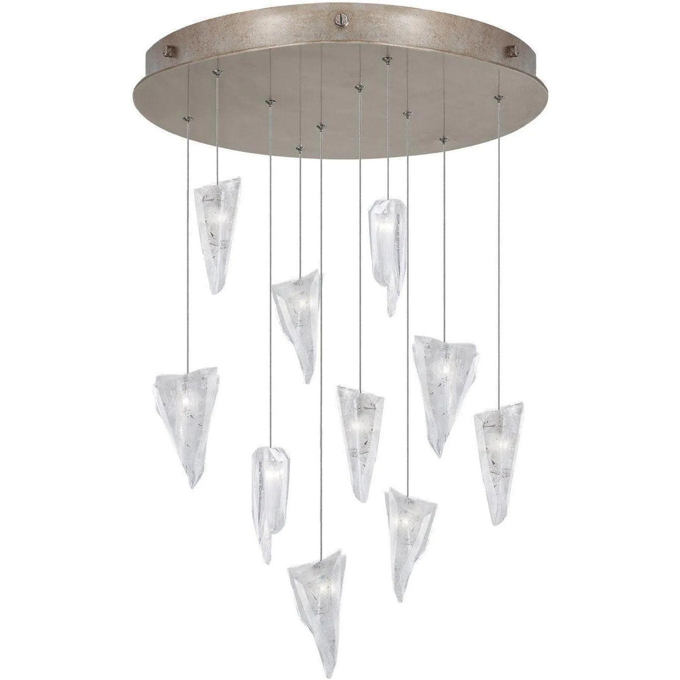 Fine Art Handcrafted Lighting - Natural Inspirations 22-Inch Ten Light Pendant - 863540-208LD - Canada Light Shop