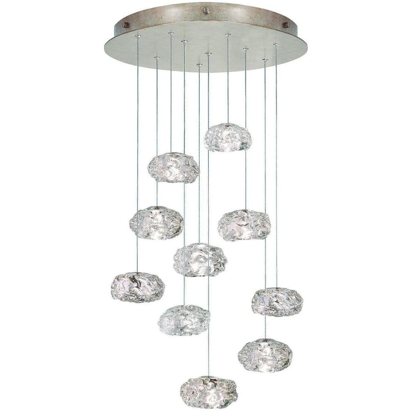 Fine Art Handcrafted Lighting - Natural Inspirations 22-Inch Ten Light Pendant - 863540-21LD - Canada Light Shop