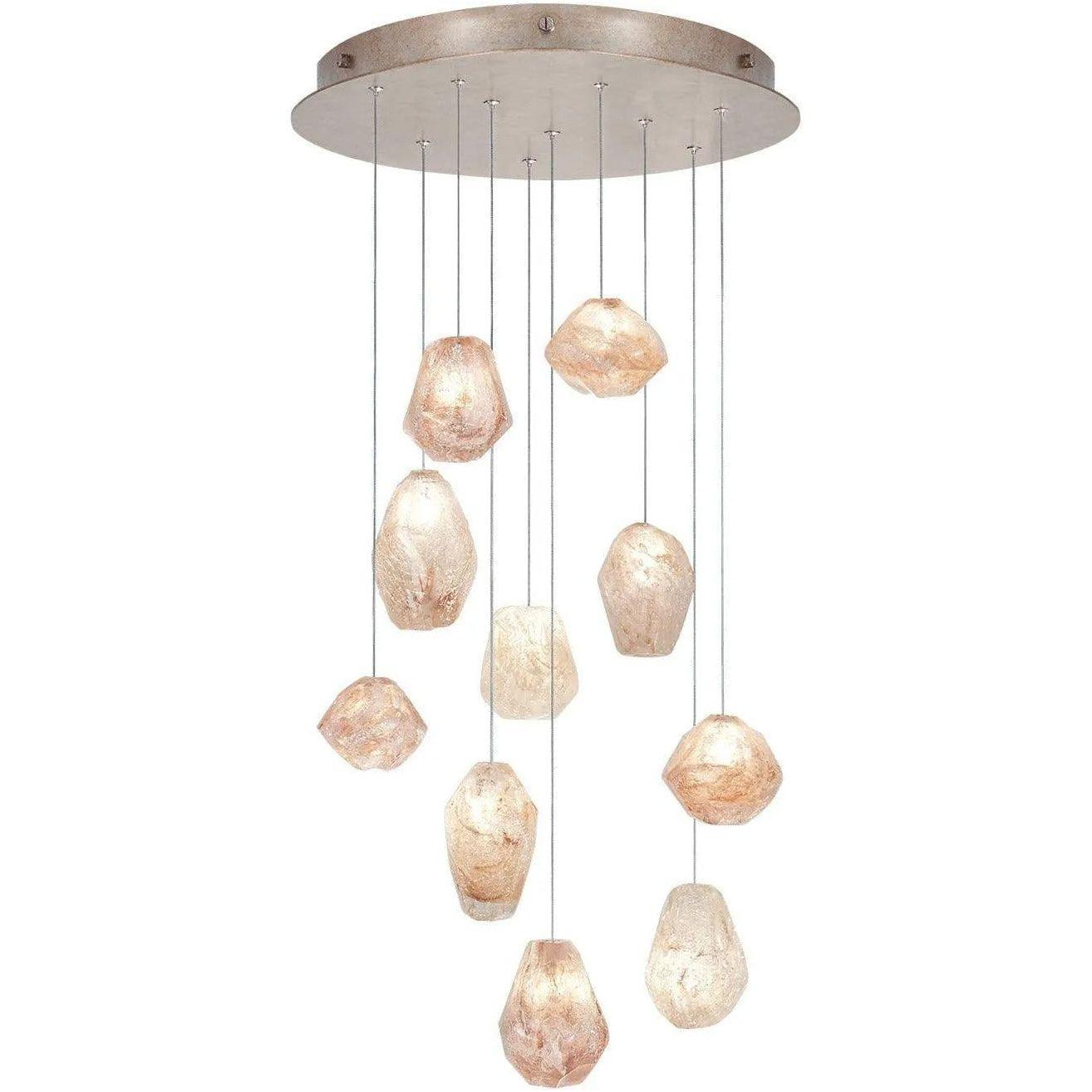 Fine Art Handcrafted Lighting - Natural Inspirations 22-Inch Ten Light Pendant - 863540-24LD - Canada Light Shop